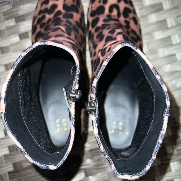 A New Day Cheetah Suede Booties - Picture 6 of 7